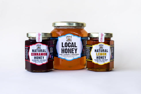 26 OZ Heavens Honey - Raw Pure Local Illinois Honey - Unfiltered US Grade A