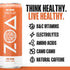 12 (Pack 12) ZOA Zero Sugar Energy Drinks - Wild Orange | Healthy Energy Formula with Natural Caffeine, Daily Vitamin