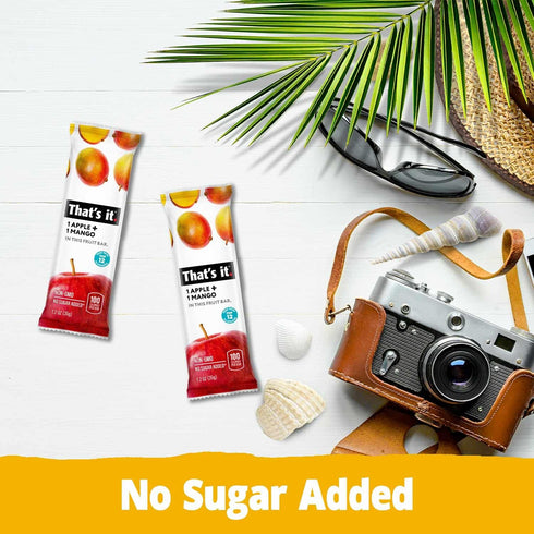 Pack (20 Pack) 100% Thats it. Fruit Bars Variety | Natural Fruit Snacks, Gluten-Free, Vegan & Low Carb | Healthy Snack