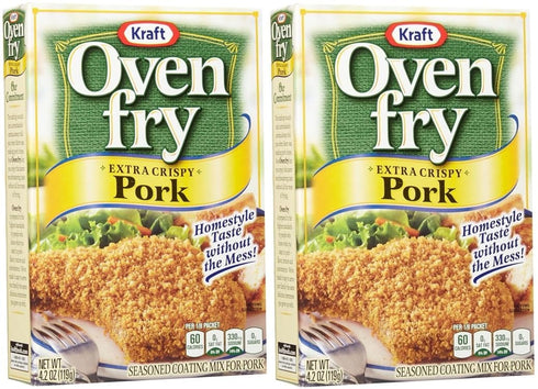Generic 2 Pack - Oven Fry Extra Crispy 4.2oz Seasoned Coating Mix (Pork)