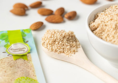 1 Food to Live California Unblanched Almond Flour, Pound - Natural Meal, Finely Milled with Skin On, Raw Kosher Vegan