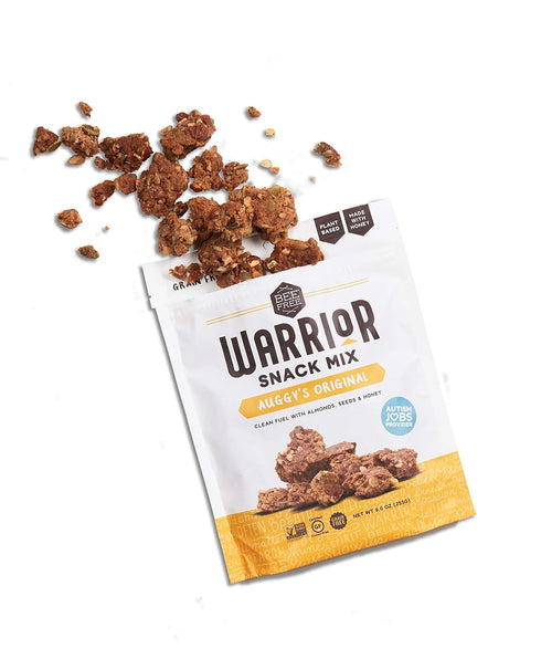 9 BeeFree Warrior Mix Granola | Gluten Free, Grain Free, & Paleo, Auggy's Original Mix, Ounce Bag