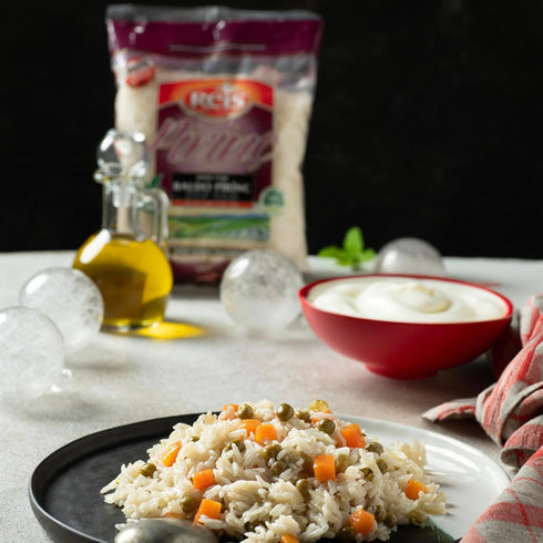 Arroz, 5.5 Lbs (2500g) Reis Baldo Rice, Long Grain White Rice, Natural Cereal Bag for Pilafs & Meals, Healthy Pantry