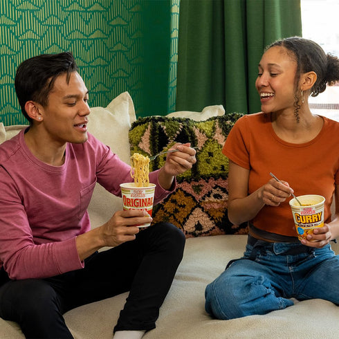 2.82 (Pack 6) Nissin Cup Noodle Ramen Noodle Soup, Curry, Ounce
