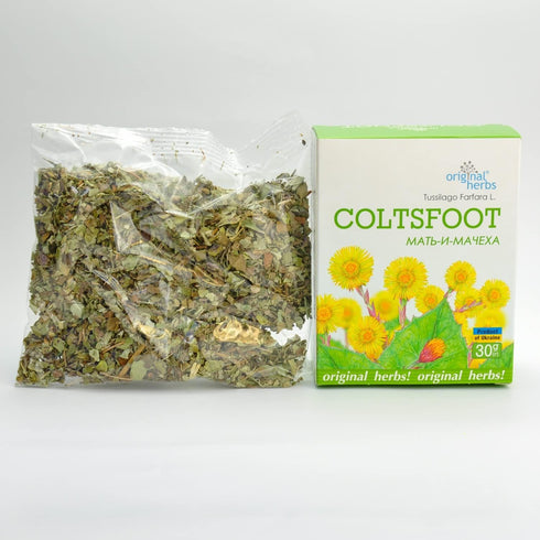 100% 30g (1.06oz) COLTSFOOT HERB TEA (Tussilago Farfara L) - Pure & Natural, Wild-Crafted, Loose Leaf Herbal Tea
