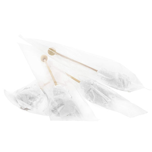 25 White sugar sticks individually wrapped perfect for coffee tea and drinks, barista swizzle sticks and rock candy