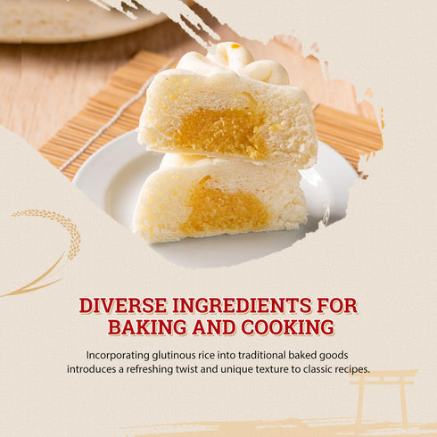 52USA 2 (32 907g (Pack 1), Sweet Sticky Rice Pound Ounce), Premium Glutinous Rice of Gluten-Free, Vegan, All Natural