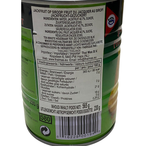 Aroy-D 565g Jackfruit In Syrup alloy Dee jack fruit syrup