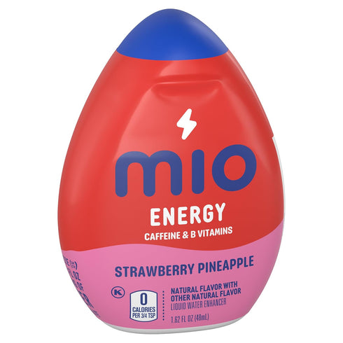 1.62 OZ. (Pack 8) Mio Energy Liquid Water Enhancer, Strawberry Pineapple Smash