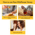 (20 Raw Wildflower Honey - Pure, Unadulterated, Clean, Grade A Strained Honey from the Pacific Northwest ounces)