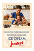 4 oz (Pack 6) Junket Vanilla Ice Cream Mix: Old Fashioned Homemade Ice Cream for Ice Cream Maker or Hand Stir - Just
