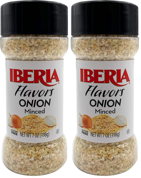 Iberia Onion Minced, 7 oz. (Pack of 2)