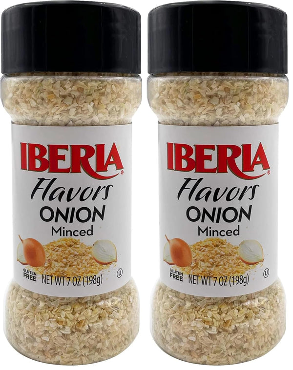 Iberia Onion Minced, 7 oz. (Pack of 2)