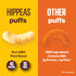 0.8oz, Pack 18, 3g 2g HIPPEAS Chickpea Puffs, Groovy White Cheddar, Gluten Free Snacks, Dairy Free, Vegan, of Protein