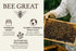 Bee Great (8 oz) Wasabi Hot Honey Bold Sweet Heat with Wasabi Kick Great with Sushi, Seafood & Salads