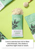 Set 10 Packs Korean Food Greenrules Korean Grain Shake Gift with Chwinamul Plant-Based Meal Mix Powder, Stick + Free
