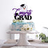 LQINBIBJ 2025 Glitter Purple Congrats Dentist Cake Topper - Class Of Medical School Graduation Party Decorations