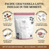Pacific Chai 3 LB Vanilla Chai Latte Mix, Instant Chai Tea Latte Powder Drink Mix, Gluten Free, Kosher, Spiced Tea