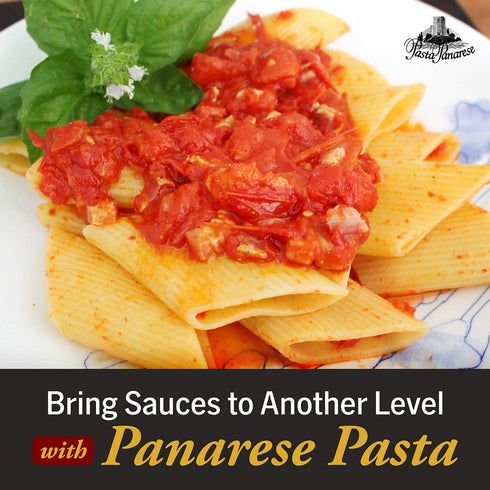 500g 17.63oz (3 pack) Pasta Panarese Pici Pasta - Wheat Pasta Made in Italy, /