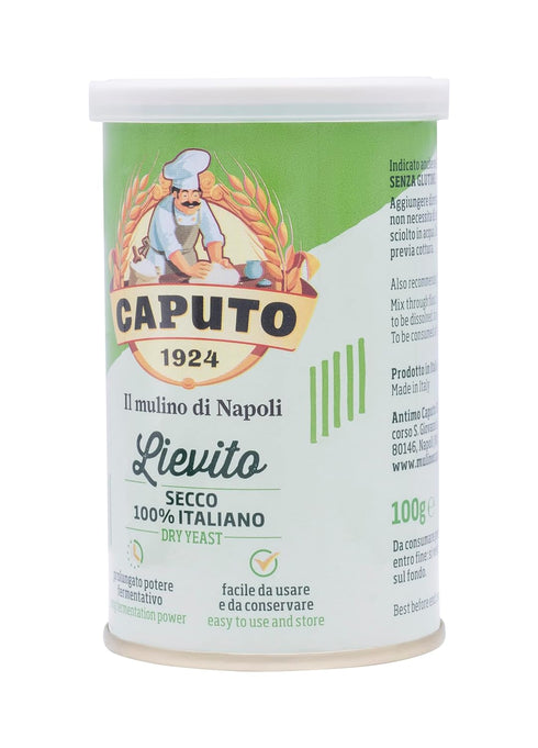 Antimo Caputo 3.5 00 Lievito Active Dry Yeast Ounce Can - Made in Italy - Perfect with Flour