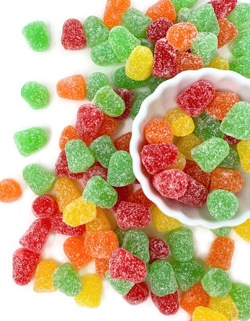 1 SweetGourmet Assorted Fruit Sour Jelly Drops | Bulk Candy | Pound