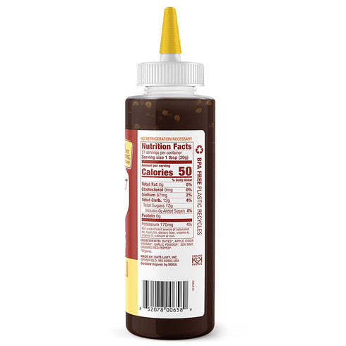 (2-Pack) Date Lady Organic Sweet Chili Sauce | No Corn Syrup or Cane Sugar | No Added Flavors or MSG Use in Stir Fry
