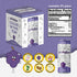 8.4 oz Pack 24 (6x4pk) 1.2g Oodles of Doodles Drinks - Grape Flavored Sparkling Water, fl Colorable Cans, of | Just