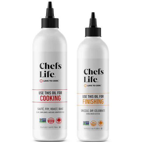 Chefs Life Cooking Oil & Finishing Oil 2 Pack - Extra Virgin