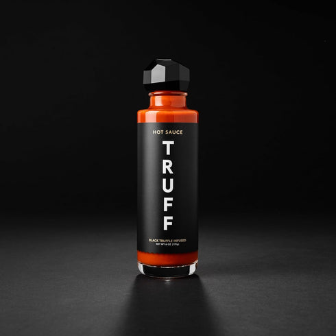 TRUFF Original Black Truffle Hot Sauce, Gourmet Hot Sauce with Ripe Chili Peppers, Black Truffle Oil, Agave Nectar, Unique Flavor Experience in a Bottle, 6 oz.