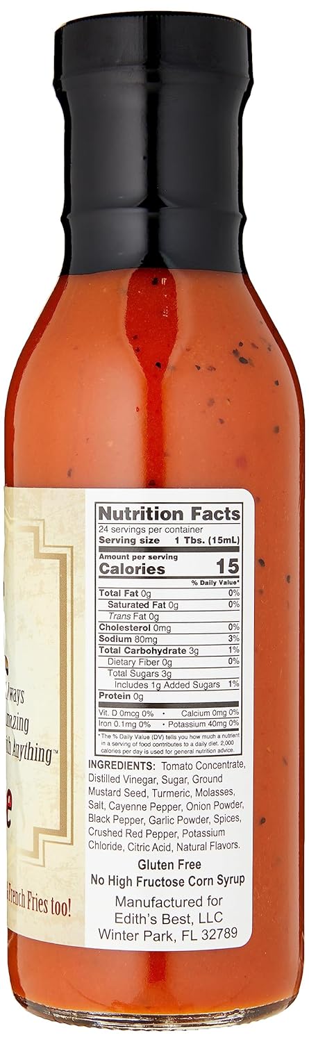 Edith's Best Triple A All Purpose Sauce - Bold and Complex Flavor Enhancer, Versatile Sauce for All Foods - Gluten-Free, Vegan, Ideal for Meats, Veggies, Marinades