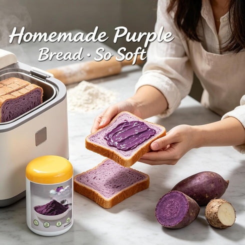 WGENGWU Premium Purple Sweet Potatoes & Ube Powder, Natural Ube Extract, Ultra-Fine Easy Dissolve Powder, Ideal
