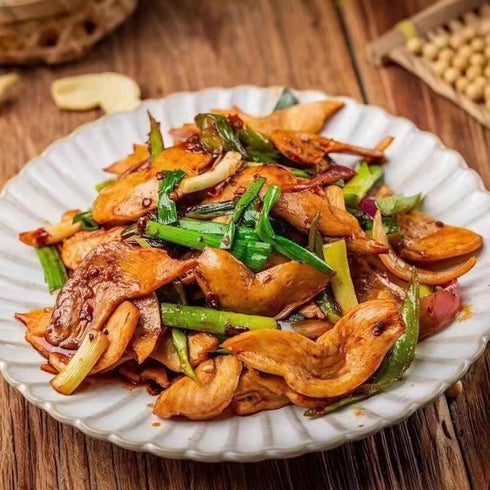 LWWTYKSPL Curls,8.82oz Dried Soy Strips, Soy Soy Beans Strips, Chinese Soybeans Strips Chunks for Hot Pot, Cold