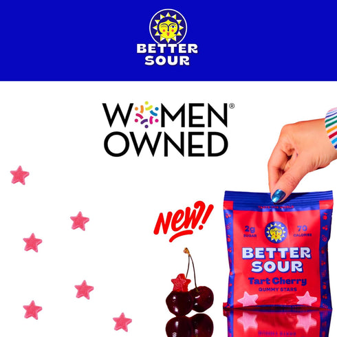 Gummies (Pack 10) Better Sour Tart Cherry Candy, Sour with Bold Fruit Flavor, Mouthwatering Sour Candy Made with Real