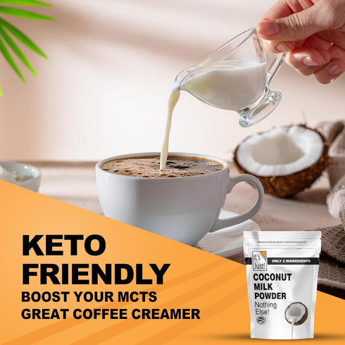 24oz, It's Just - Coconut Milk Powder, Dairy-Free, Coconut Milk Beverage, Keto Friendly, MCTs, Two Ingredients