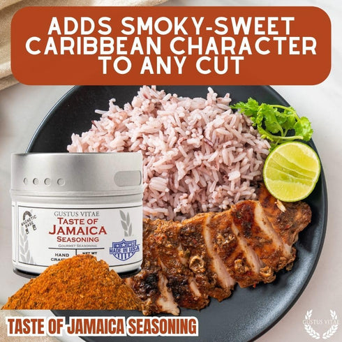 GLP-1 1.5 #6 Taste of Jamaica | Authentic Gourmet Jerk Seasoning | Artisanal Spice Blend | Non GMO, All Natural |