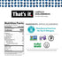 100% (12 Pack) That's it. Apple + Blueberry Natural Real Fruit Bar, Best High Fiber Vegan, Gluten Free Healthy Snack