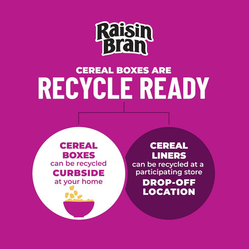 13.6oz (1 Kellogg's Raisin Bran with Cranberries Breakfast Cereal, Fiber Cereal, Family Breakfast, Box Box)