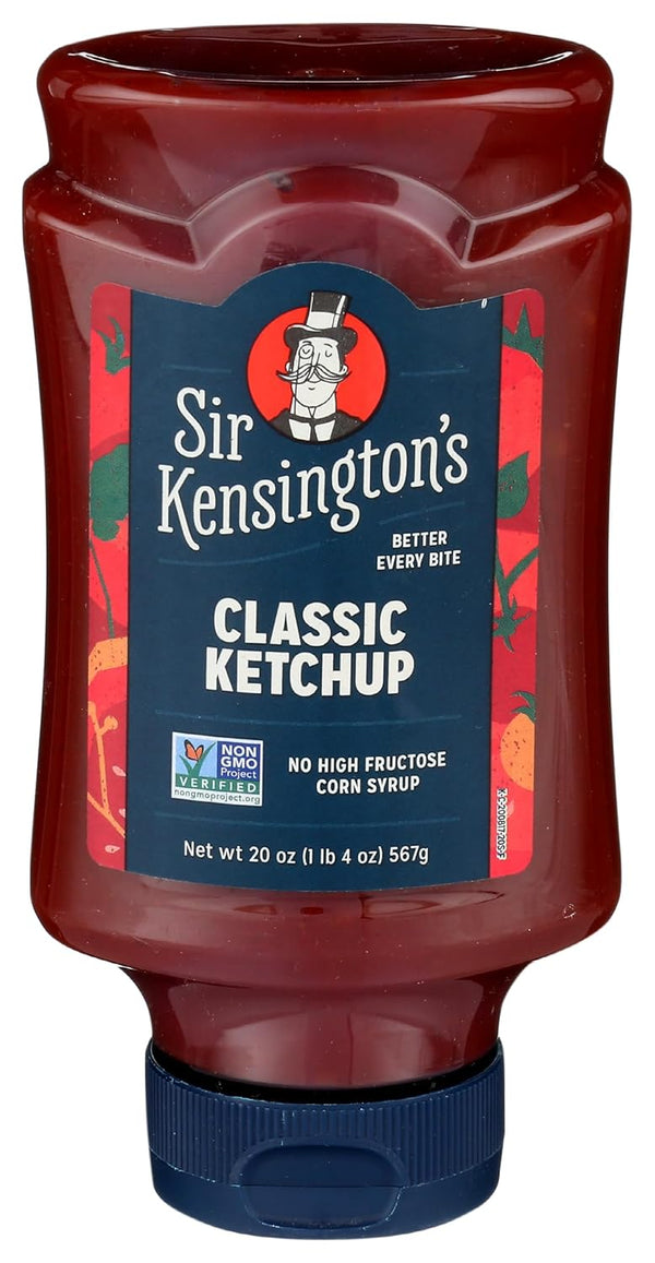 Sir Kensington's Classic Ketchup, From Whole Tomatoes, No High Fructose Corn Syrup,