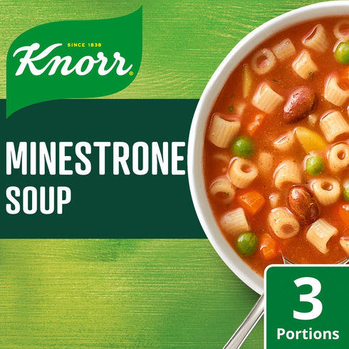 Packet 78g, Pack 3 (3x2.75oz) Knorr Minestrone Soup Mix of Irish recipe
