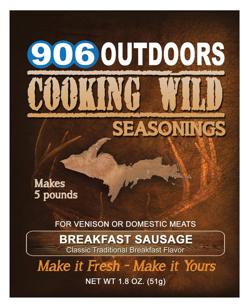 Generic Cooking Wild Seasonings Breakfast Fresh Sausage Seasoning, Seasons up to 5 pounds