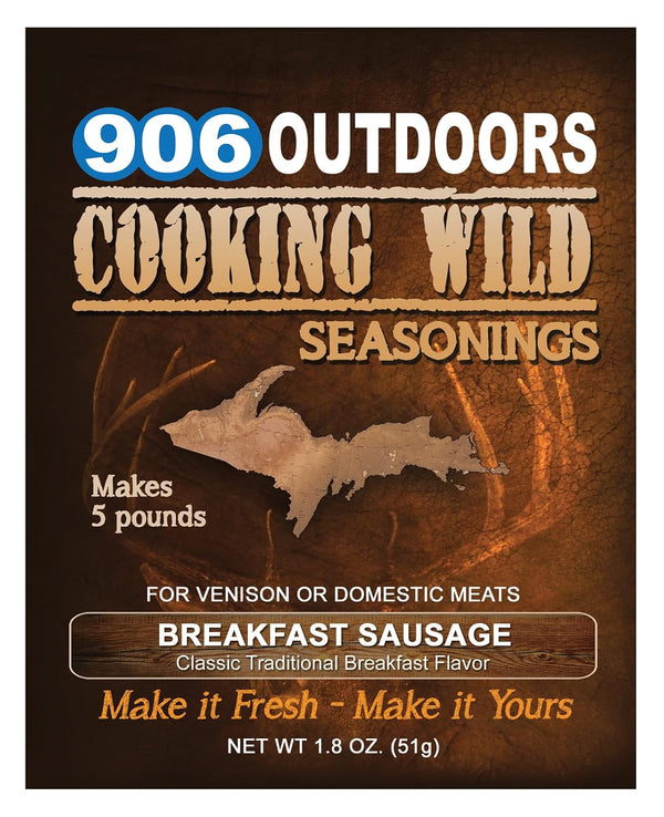 Generic Cooking Wild Seasonings Breakfast Fresh Sausage Seasoning, Seasons up to 5 pounds