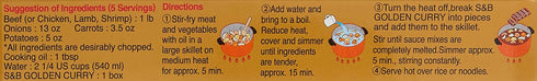 S&B Golden Curry Sauce Mix, Hot, 3.2 oz
