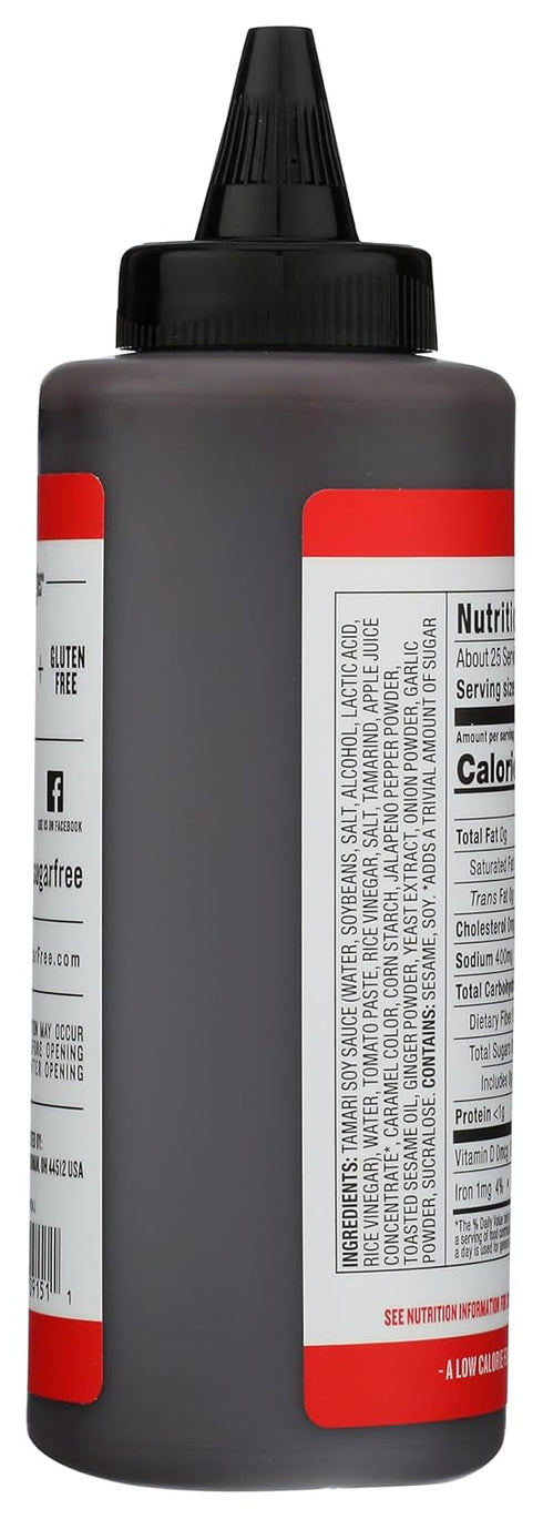 14 Oz (Pack 1) G Hughes Sugar Free Spicy Japanese BBQ Sauce - Gluten Free Hot Japanese Barbecue Sauce, Gourmet Asian