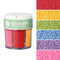 Sweets Indeed Dye Free Rainbow Nonpareils 6 Cell Set Decorative Sprinkles for