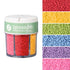 Sweets Indeed Dye Free Rainbow Nonpareils 6 Cell Set Decorative Sprinkles for