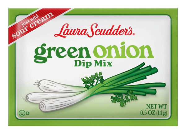 Laura Scudder's Laura Scudders Green Onion Dry Dip Mix and Seasoning - Great For