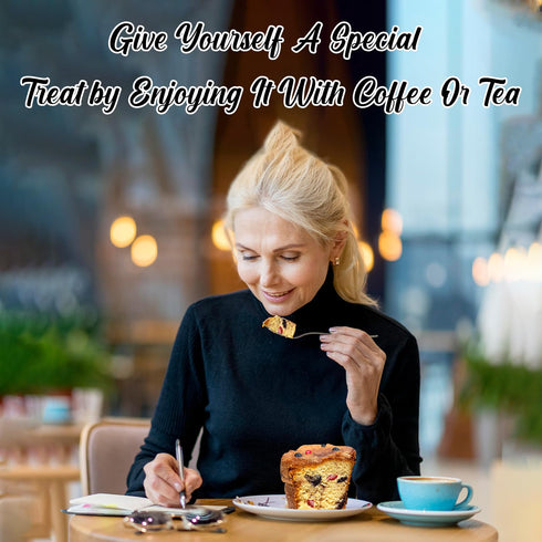 1.75 Traditional Blueberry & Cranberry Coffee Cake - Fresh New England Blueberries & Cape Cod Cranberries Cake - Kosher