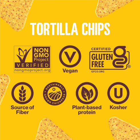 7oz 3g 3g (Pack 2) HIPPEAS Chickpea Tortilla Chips, Rockin' Ranch Gluten Free Snacks, Dairy Free, Vegan, Bag, Protein