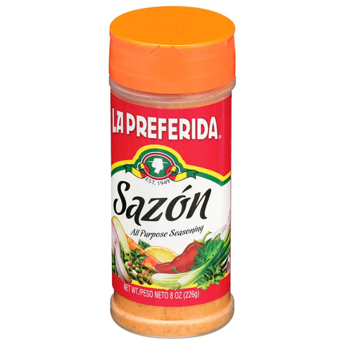 La Preferida All-Purpose Sazón - Bold Mexican Seasoning with Paprika, Garlic & Onion, 8oz, Vegan-Friendly