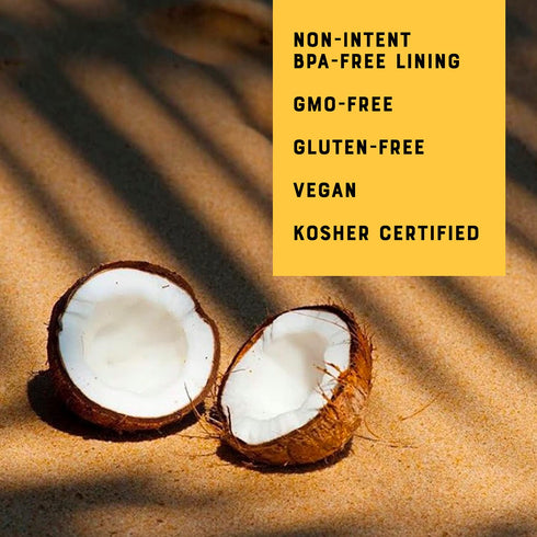 17-19% 12-pack Natures Greatest Foods Pure Coconut Milk No Guar Gum, No Additives, Non-GMO, BPA-Free, Vegan